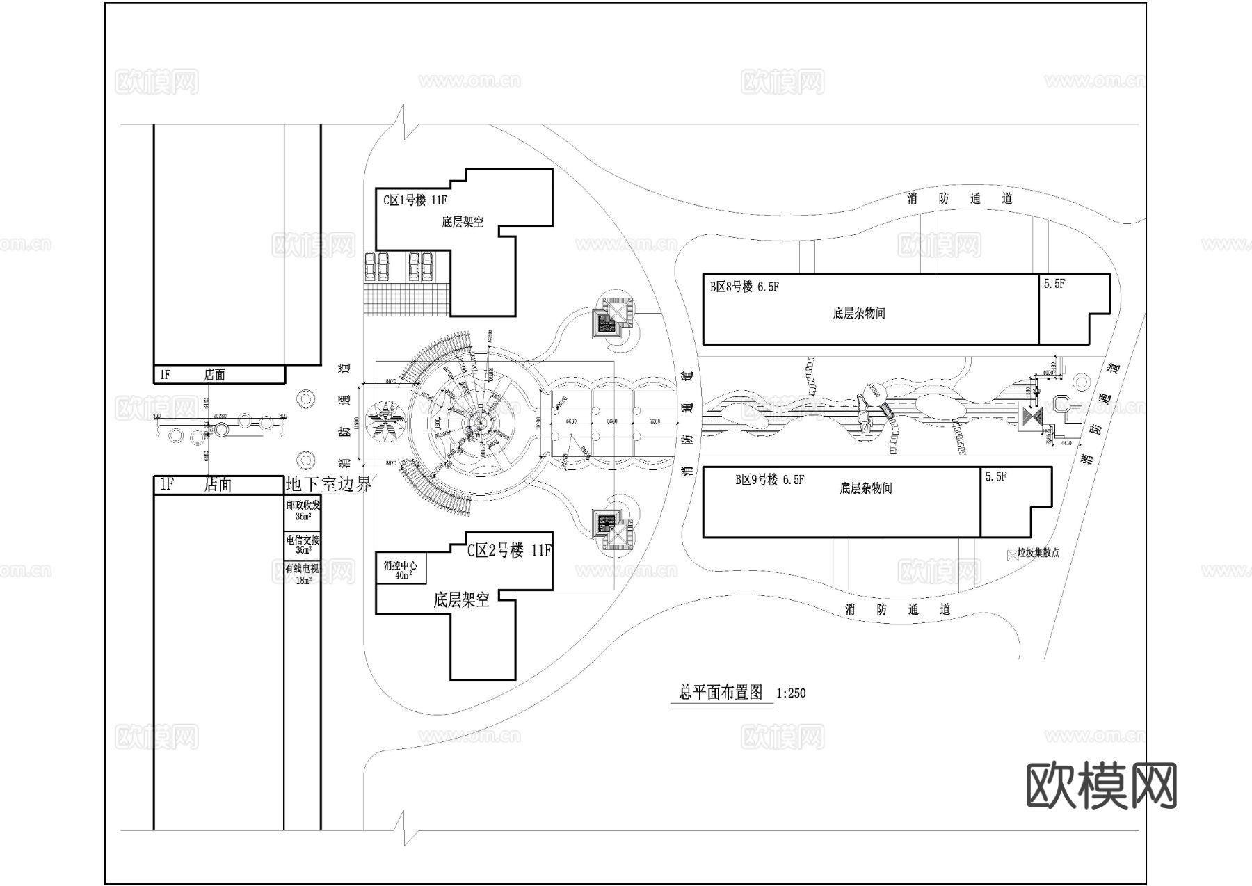 环境景观设计cad施工图