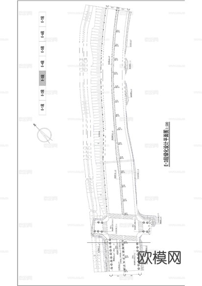 西麗留仙大道完整版園林綠化cad施工圖下載(渲染圖3)