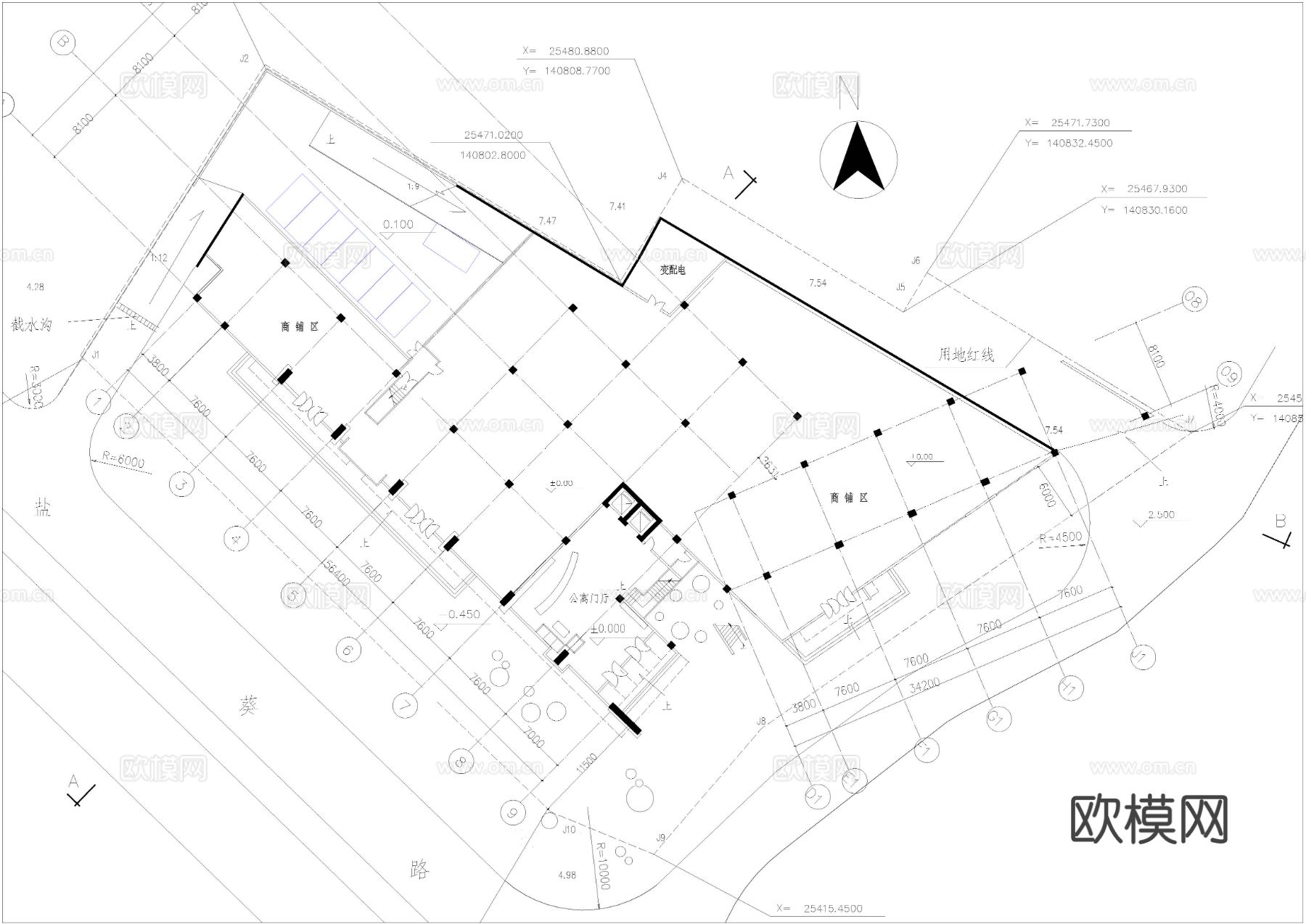 深圳大梅沙海滨度假公寓cad施工图