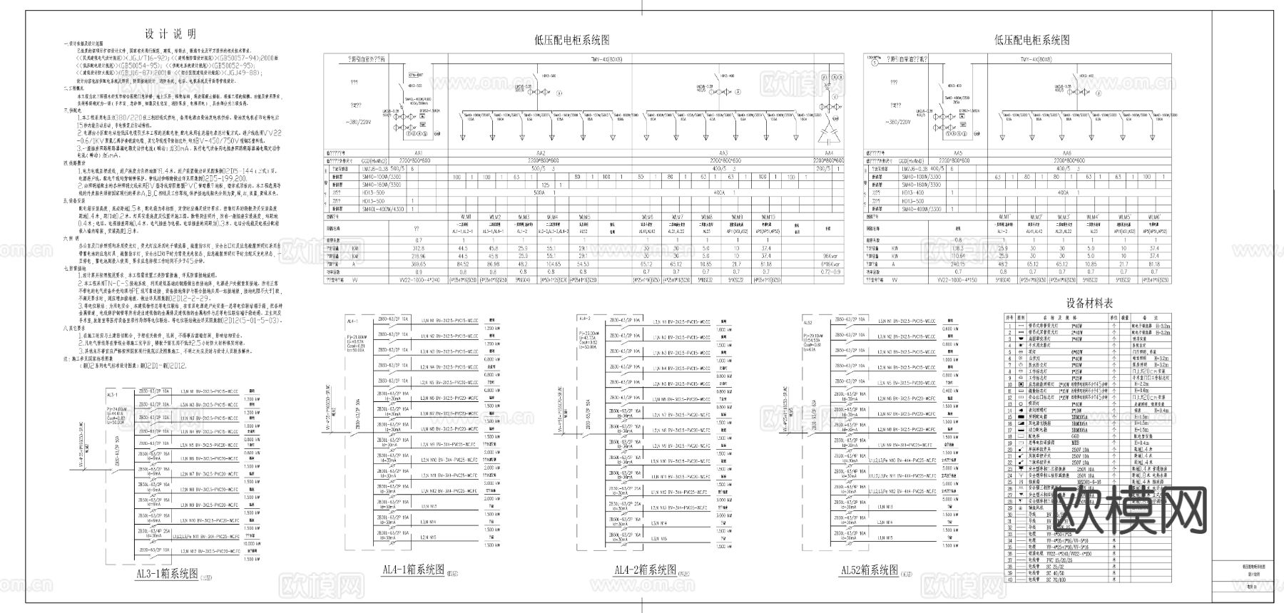 某地某县级市医院电气cad施工图