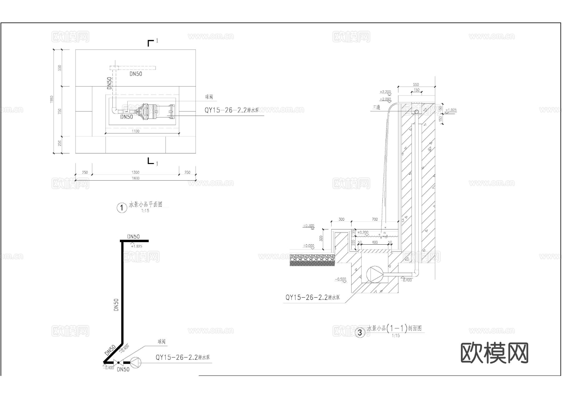 商业街全套环境景观完整版cad施工图