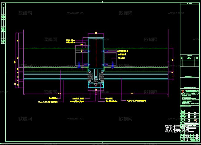 2020年【建筑幕墙设计CAD】大型商业购物中心综合体项目cad施工图