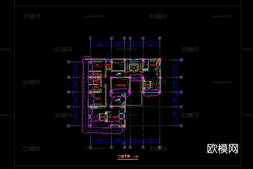 2019年【建筑幕墙设计CAD+SU】展示中心幕墙cad施工图