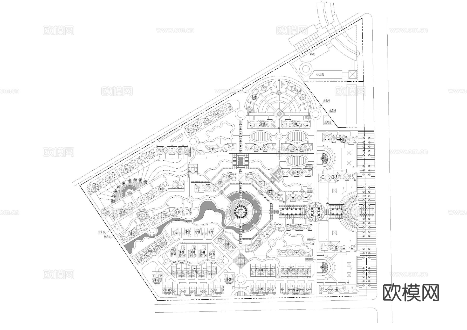 长春筑业阳光建筑cad施工图下载