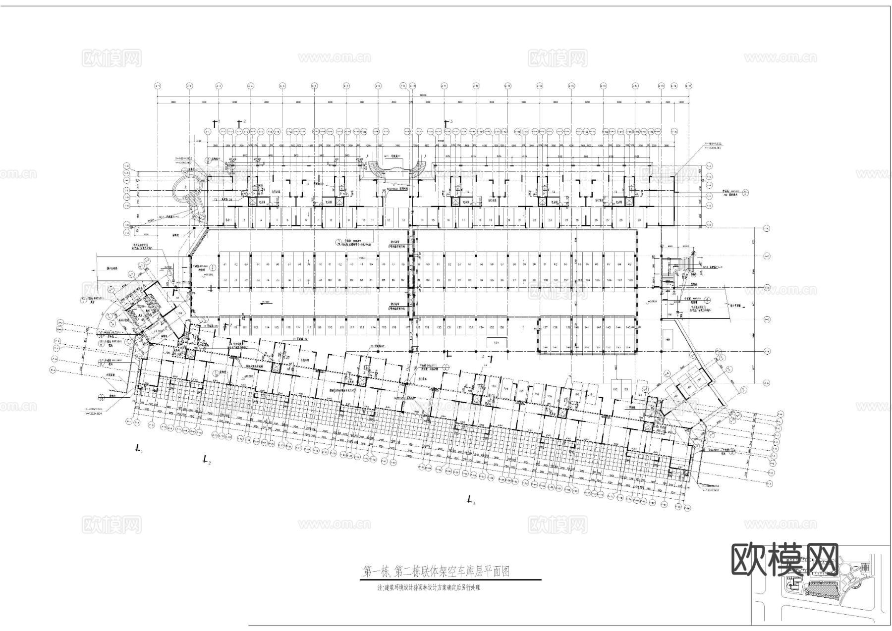 南海市汇豪城住宅小区cad施工图