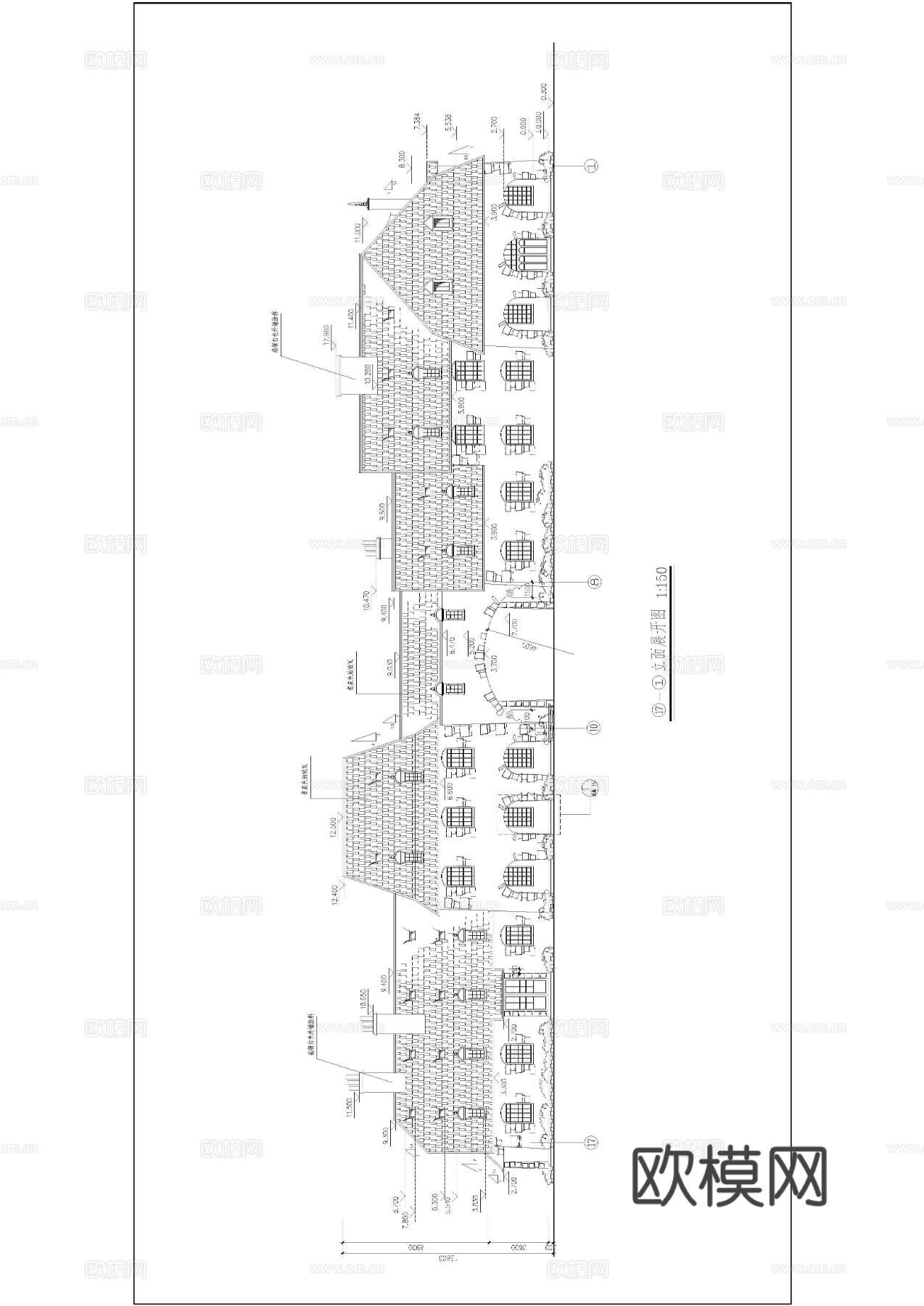 景观建筑小品cad大样图