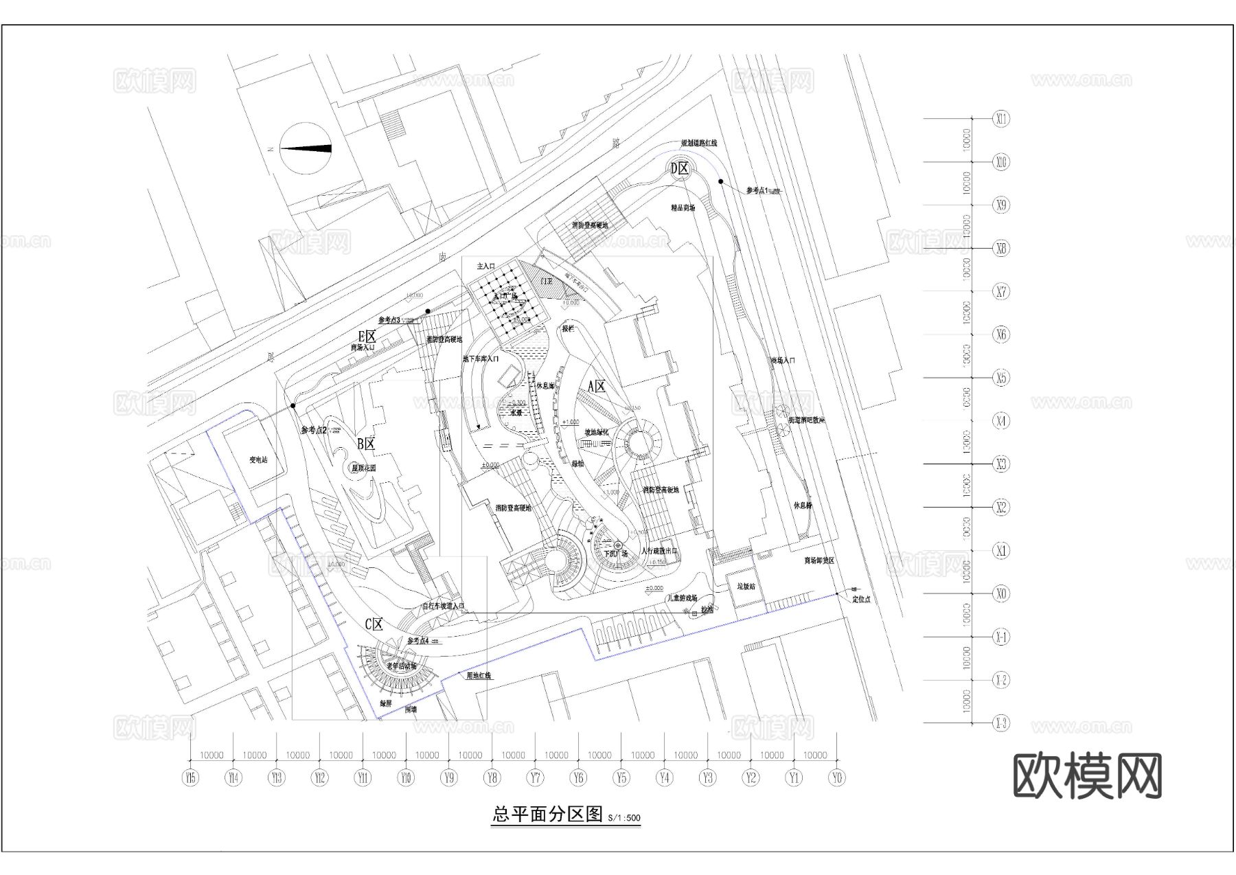 思南苑完整版景观设计cad施工图下载（渲染图2）