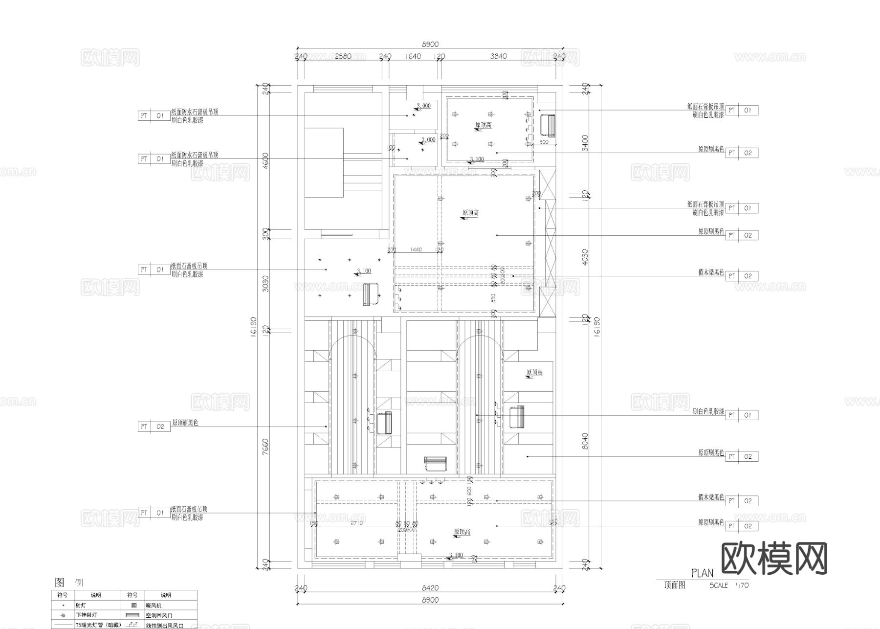 宠物店生活馆cad平面图下载（渲染图2）