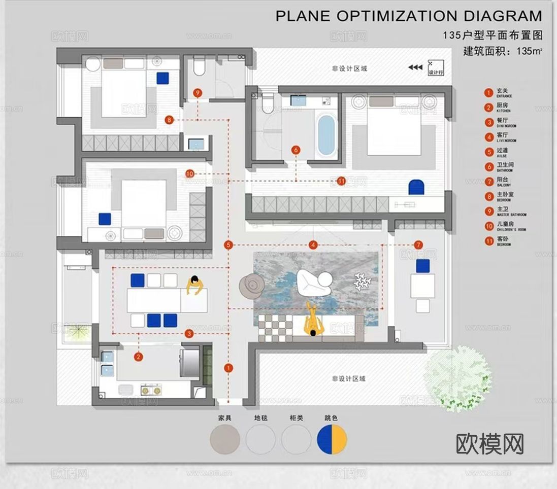 彩屏图库cad填充图案下载（渲染图1）