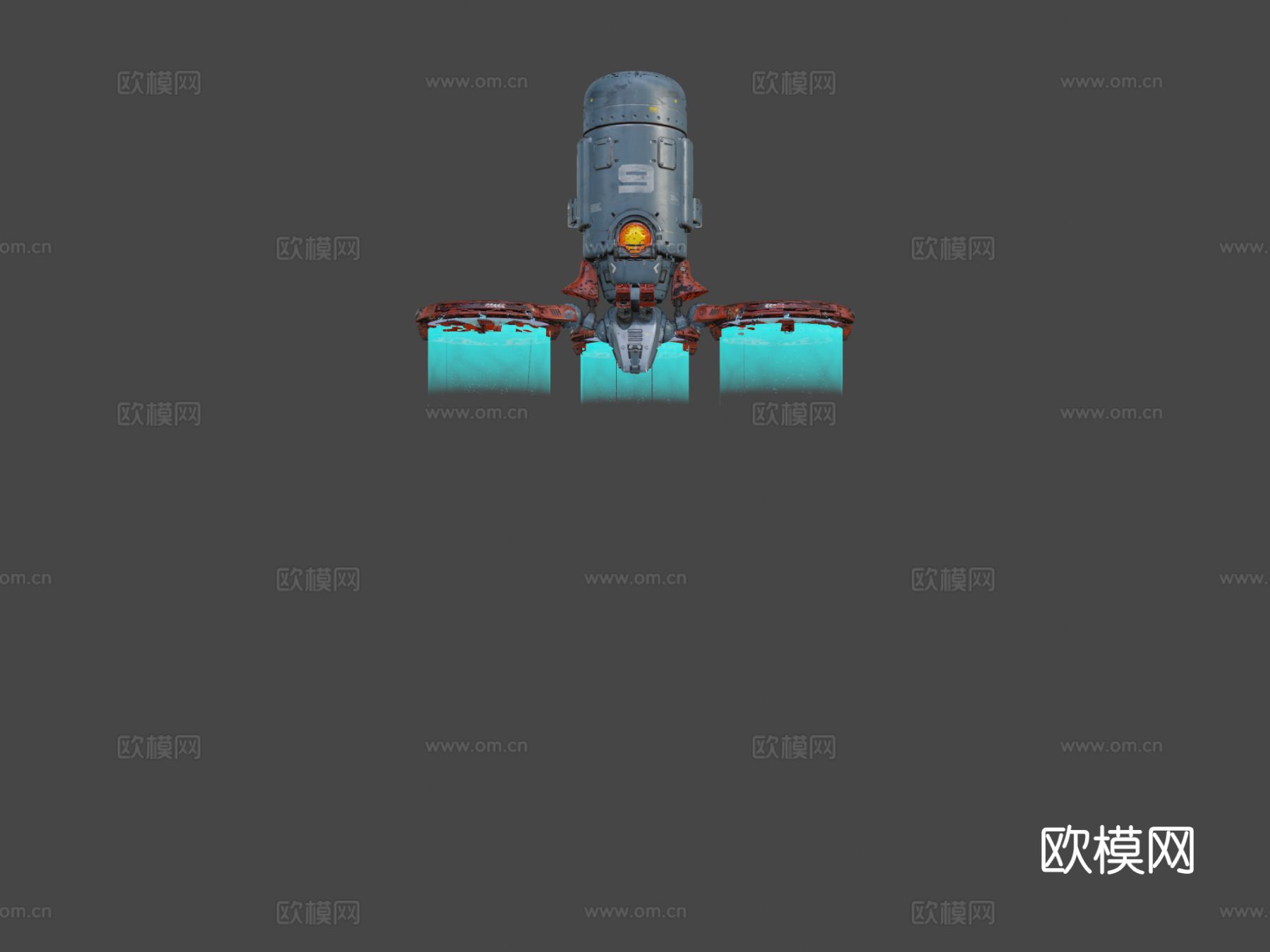 锅炉 无人机su模型下载（渲染图5）