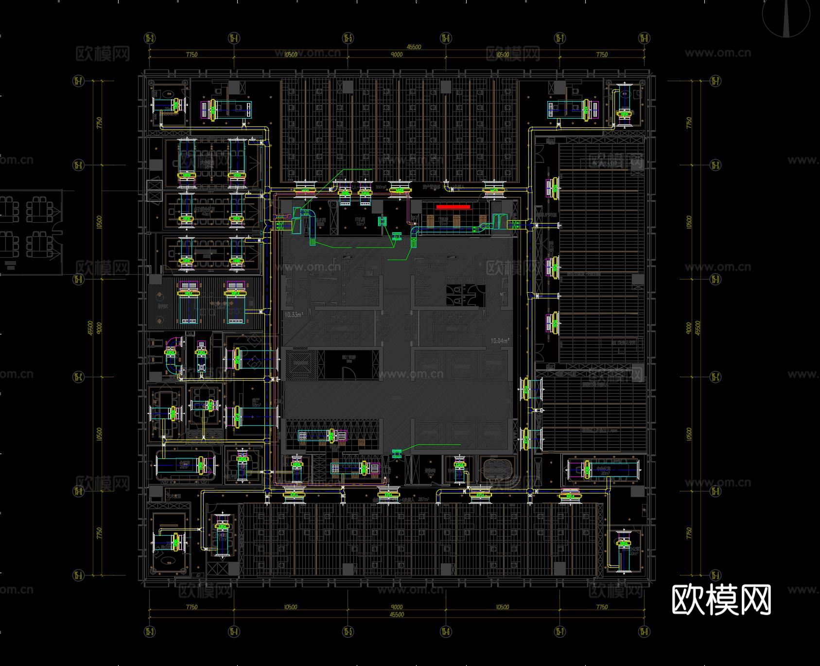 华润办公空间 机电系统图