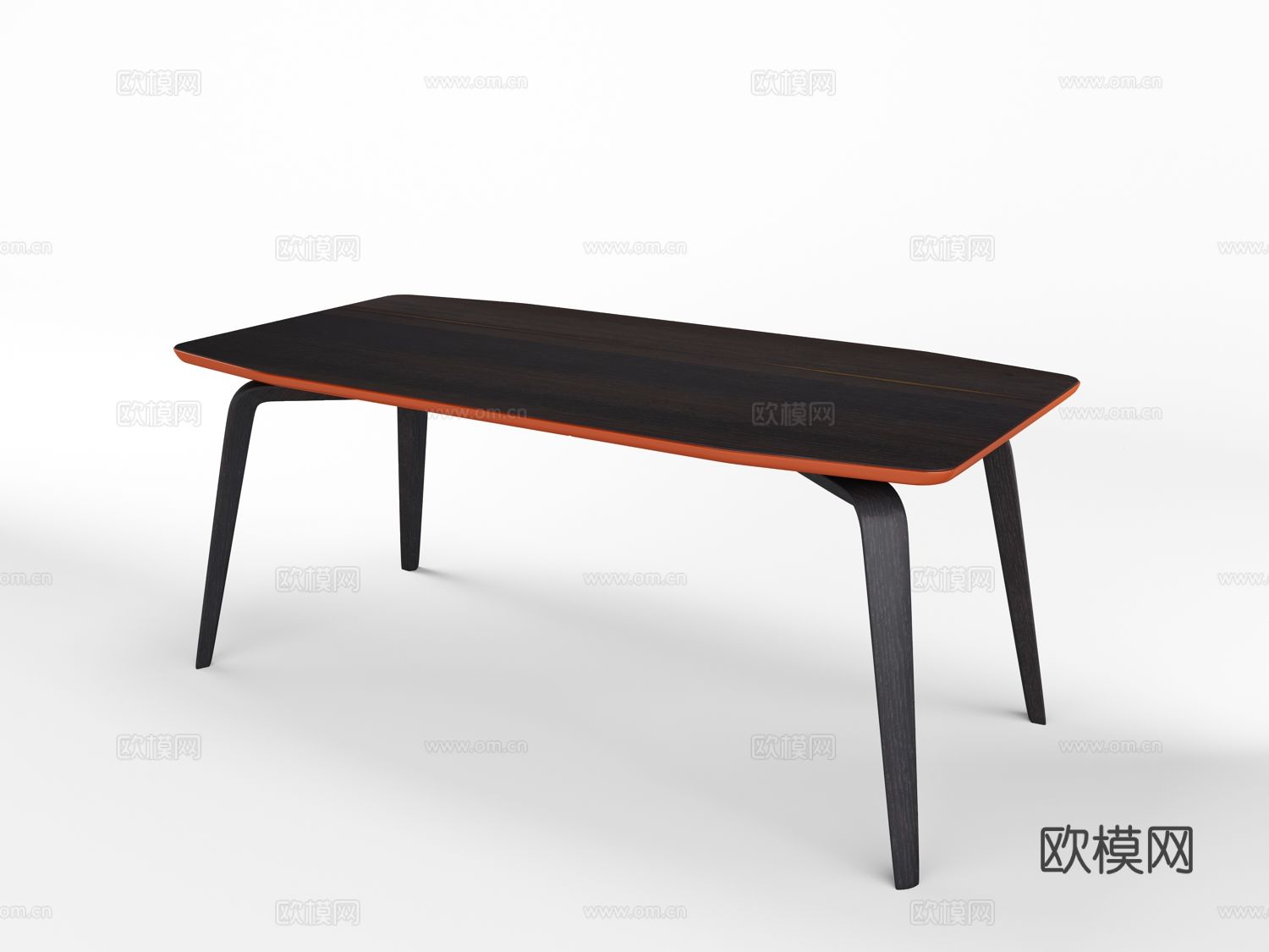 美高美 现代餐桌 餐台3d模型下载