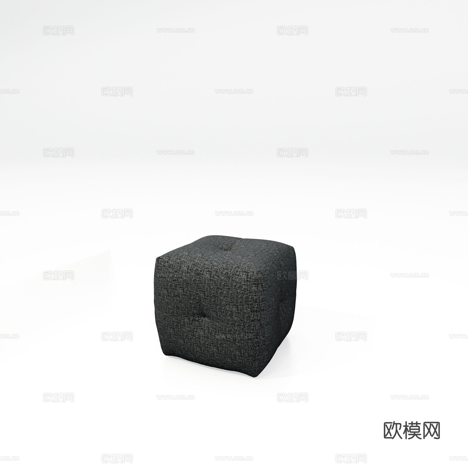 美高美 现代方凳 沙发凳3d模型下载