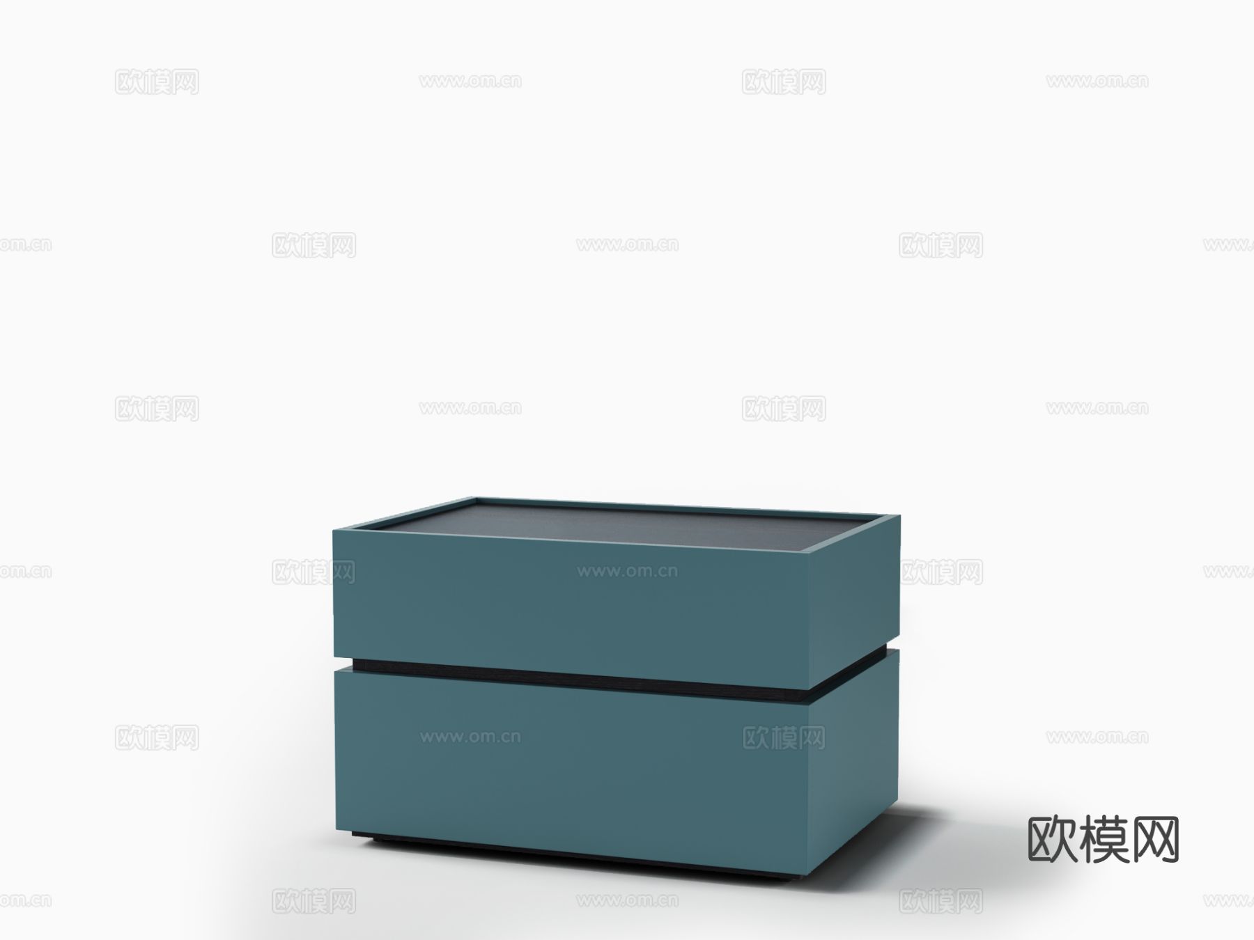 美高美 现代床头柜3d模型下载