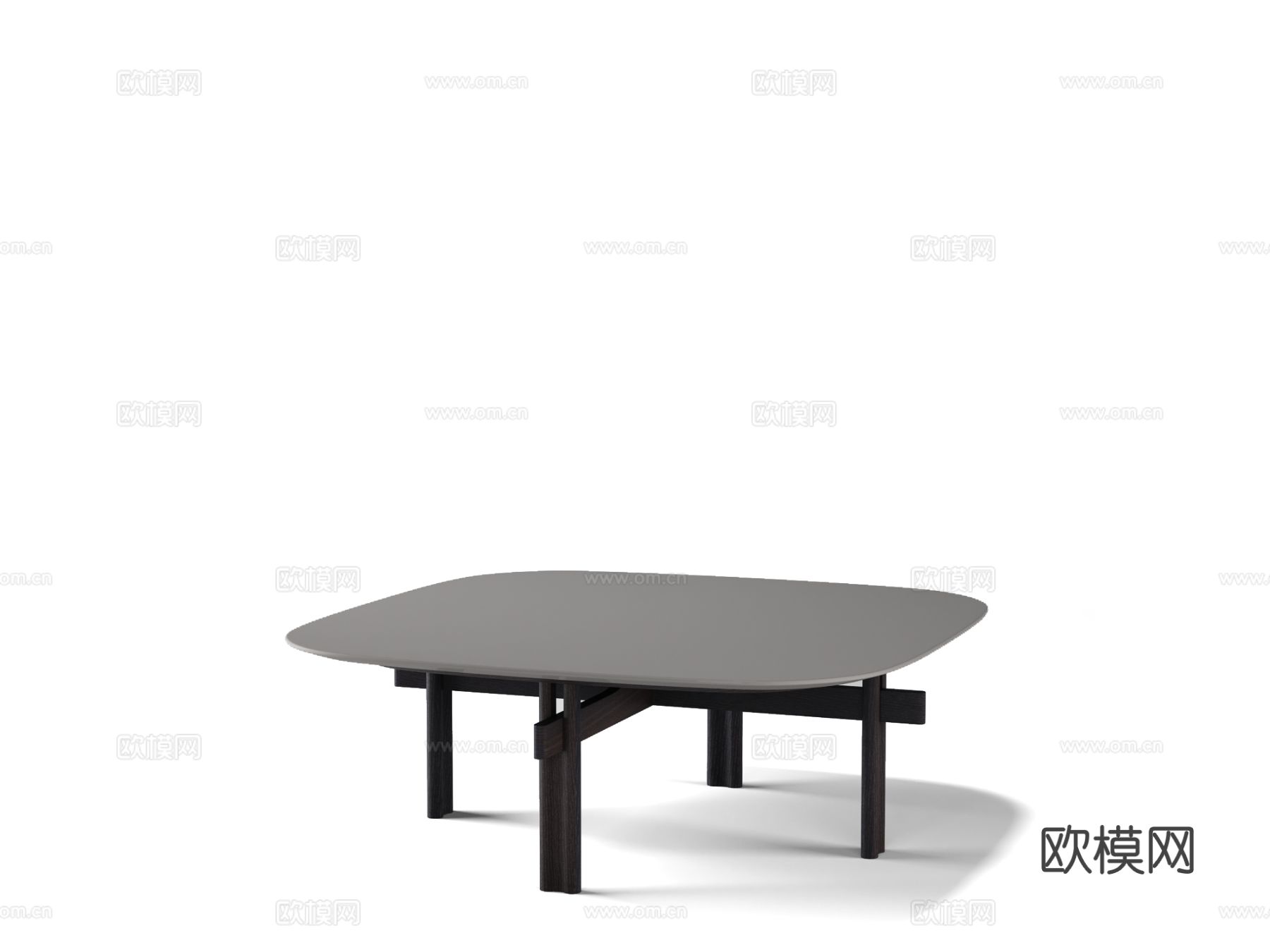 美高美 现代茶几3d模型下载