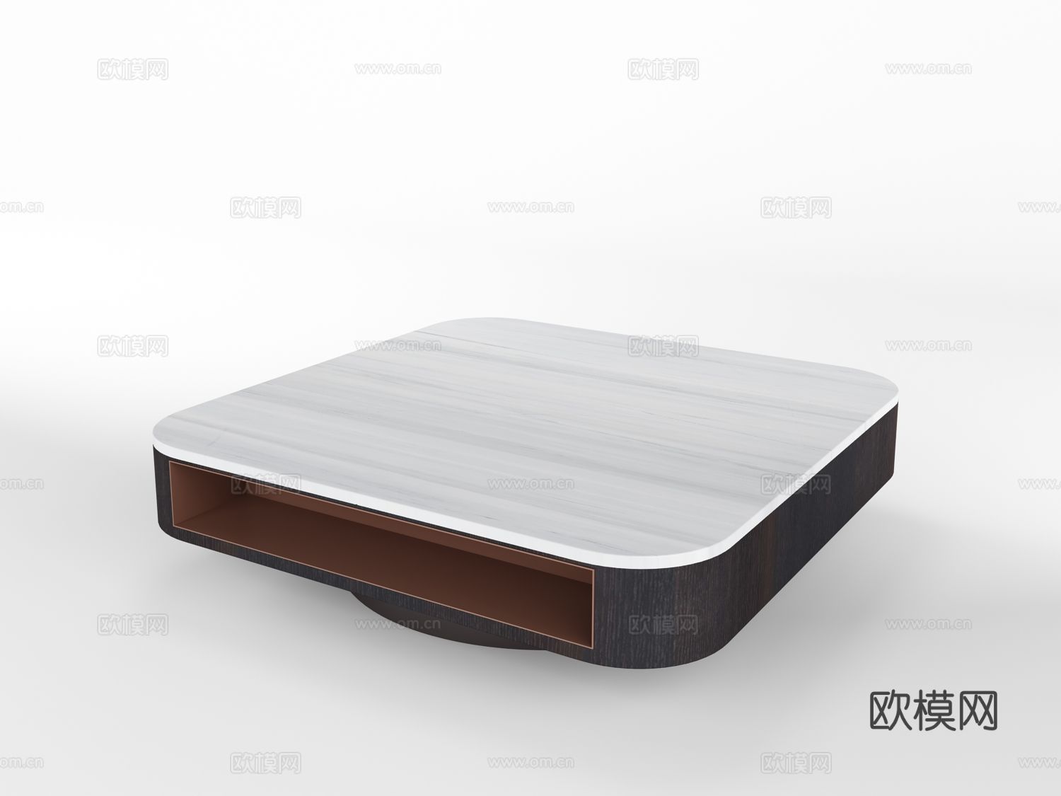 美高美 现代茶几 方几3d模型下载