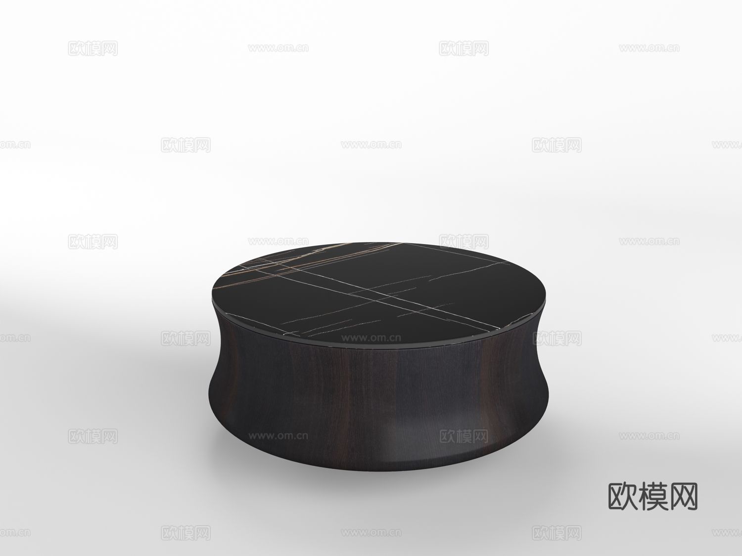 美高美 现代圆几 边几3d模型下载