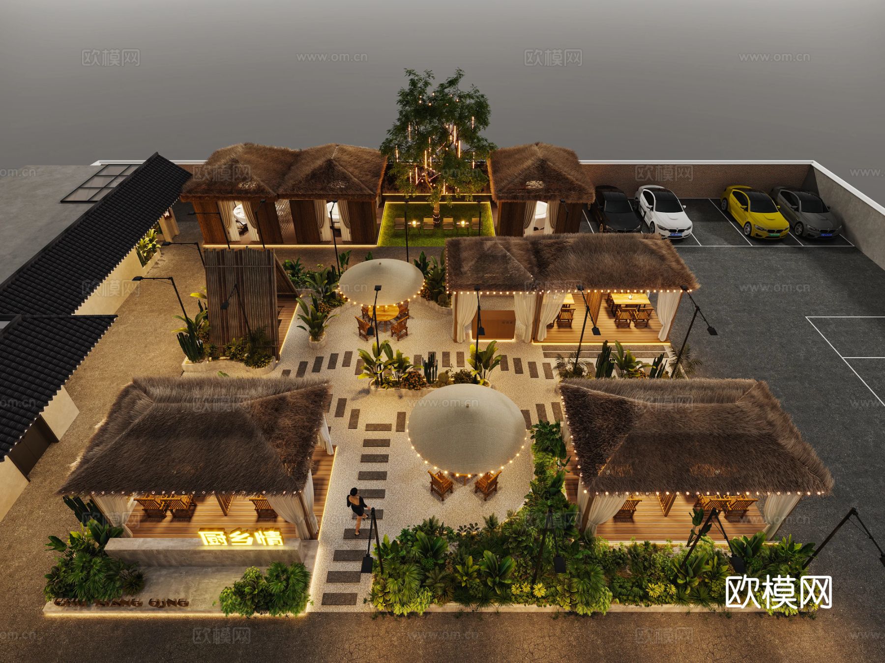 厨乡情商业餐饮项目效果图下载（渲染图17）