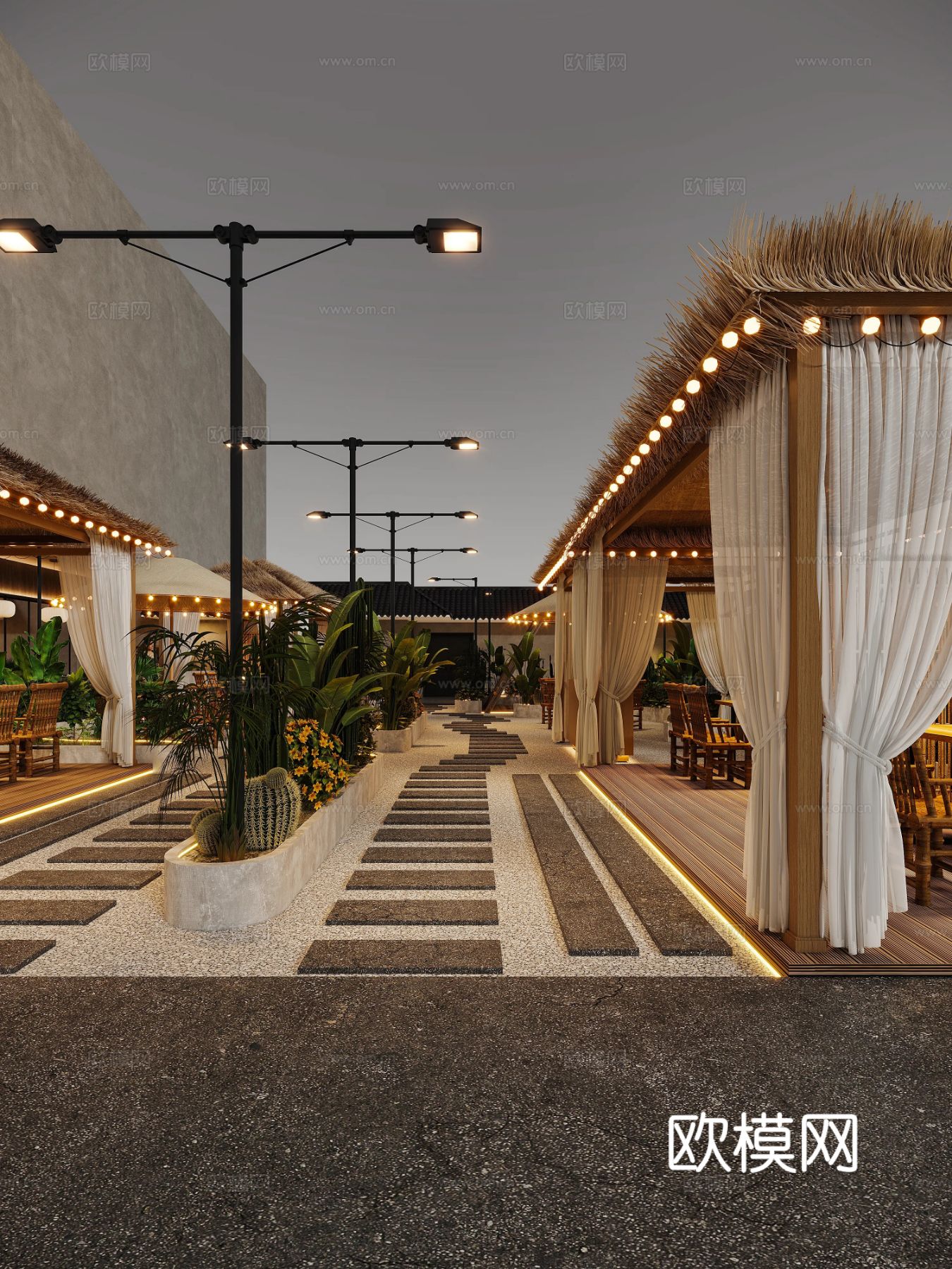 厨乡情商业餐饮项目效果图下载（渲染图16）