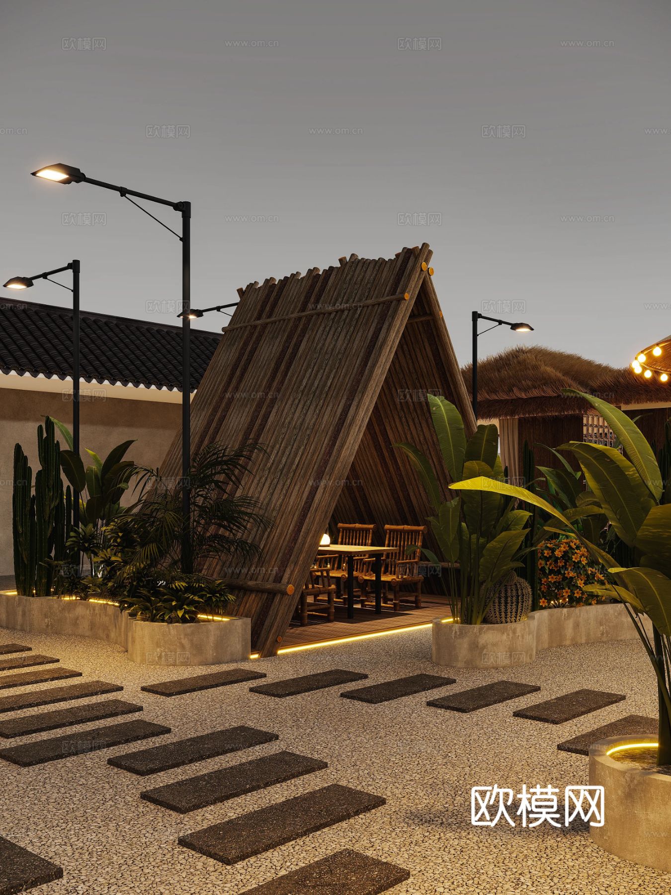 厨乡情商业餐饮项目效果图下载（渲染图15）