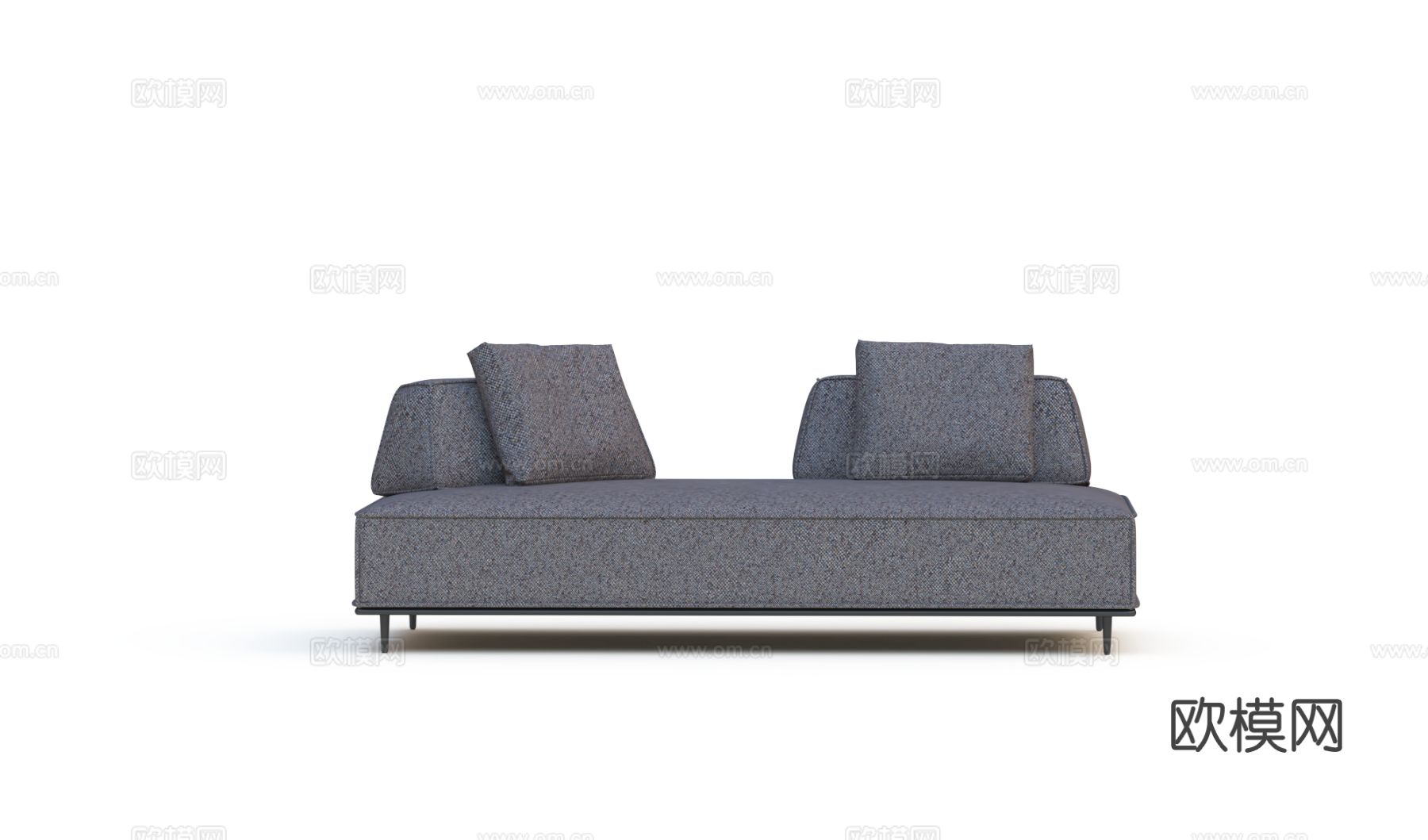 東西生活 现代三人沙发3d模型下载