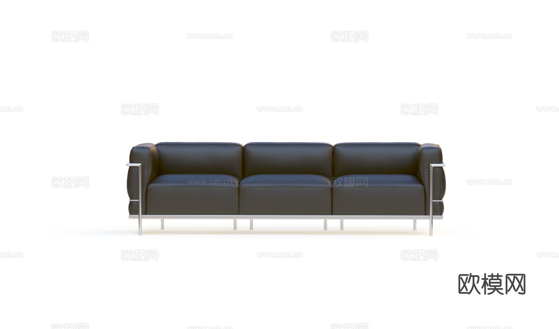 東西生活 现代三人沙发3d模型下载