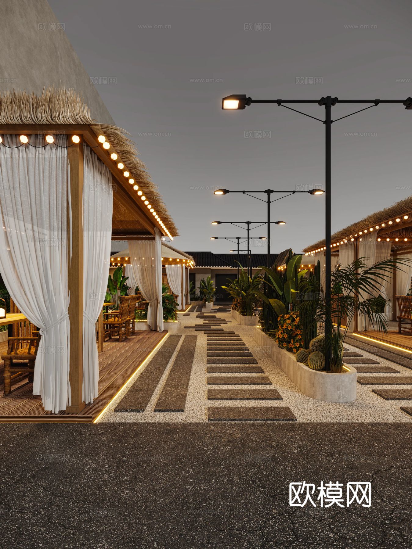 厨乡情商业餐饮项目效果图下载（渲染图14）