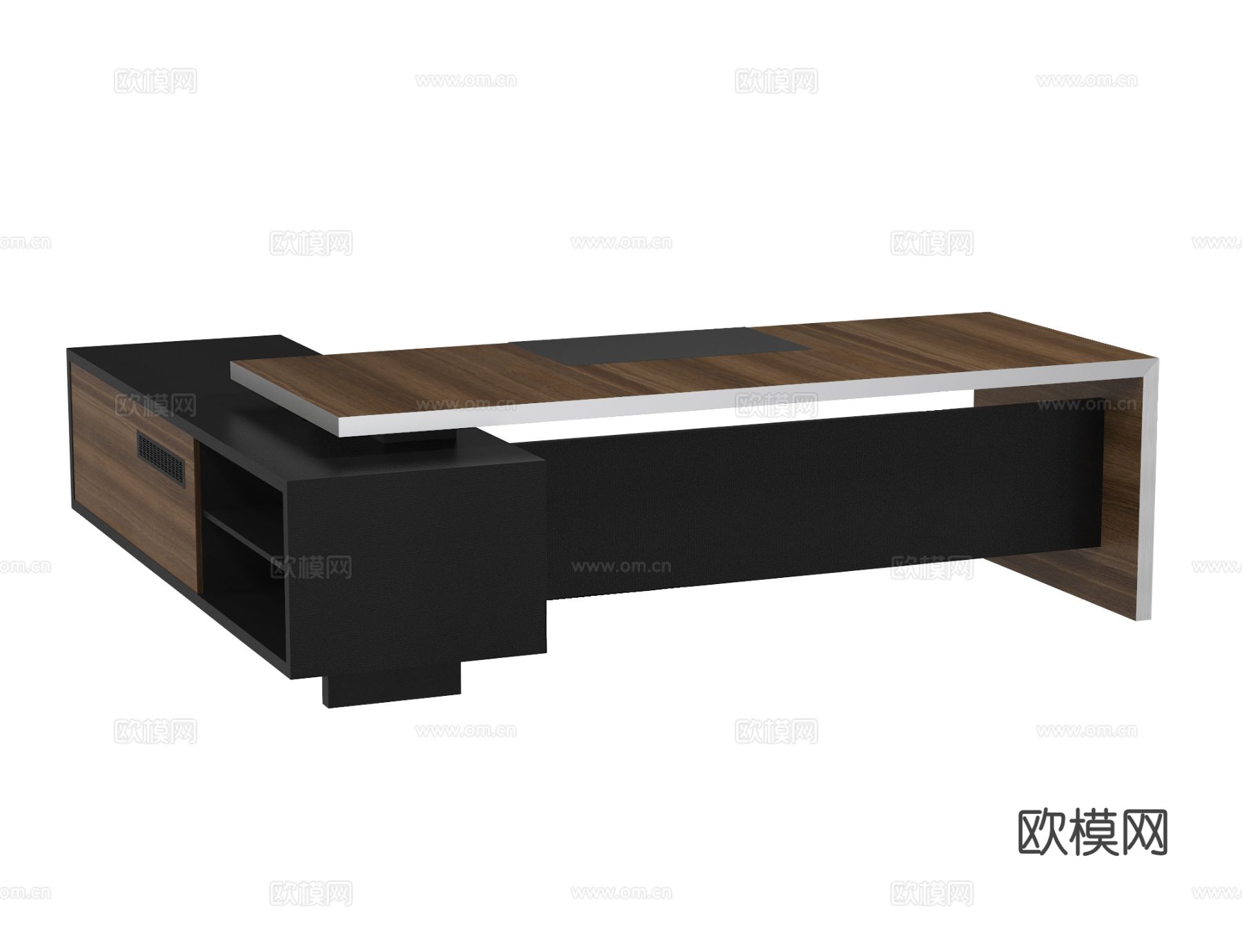 冠臣 现代主管桌 大班桌3d模型