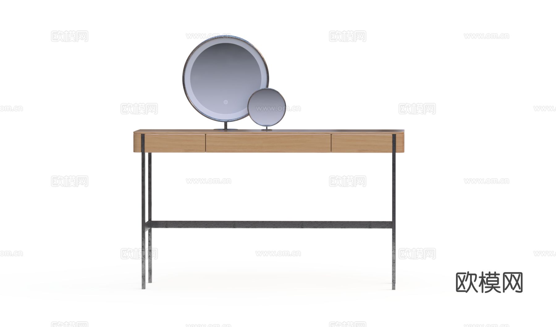 東西生活 现代梳妆台3d模型下载