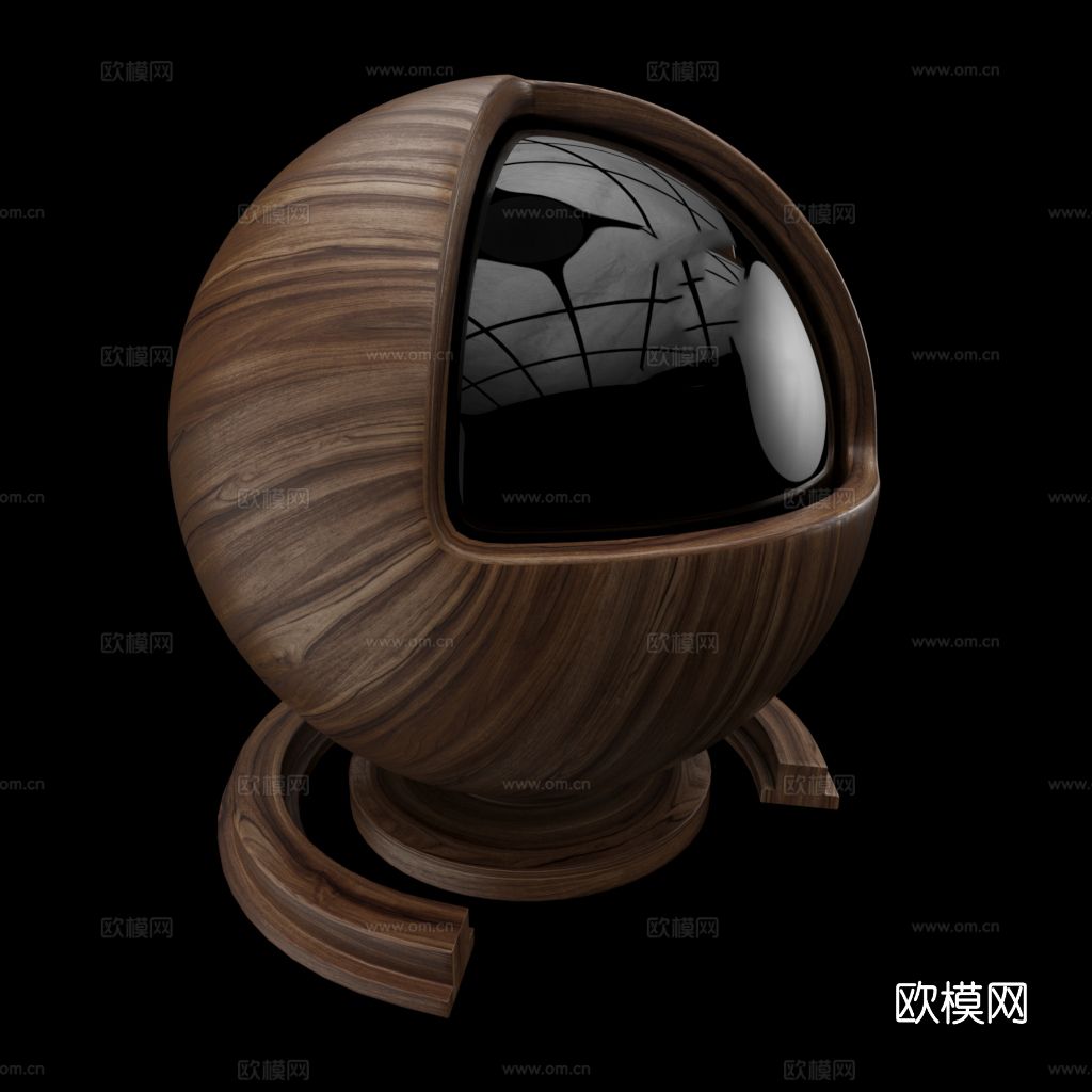 胡桃哑光木纹材质下载