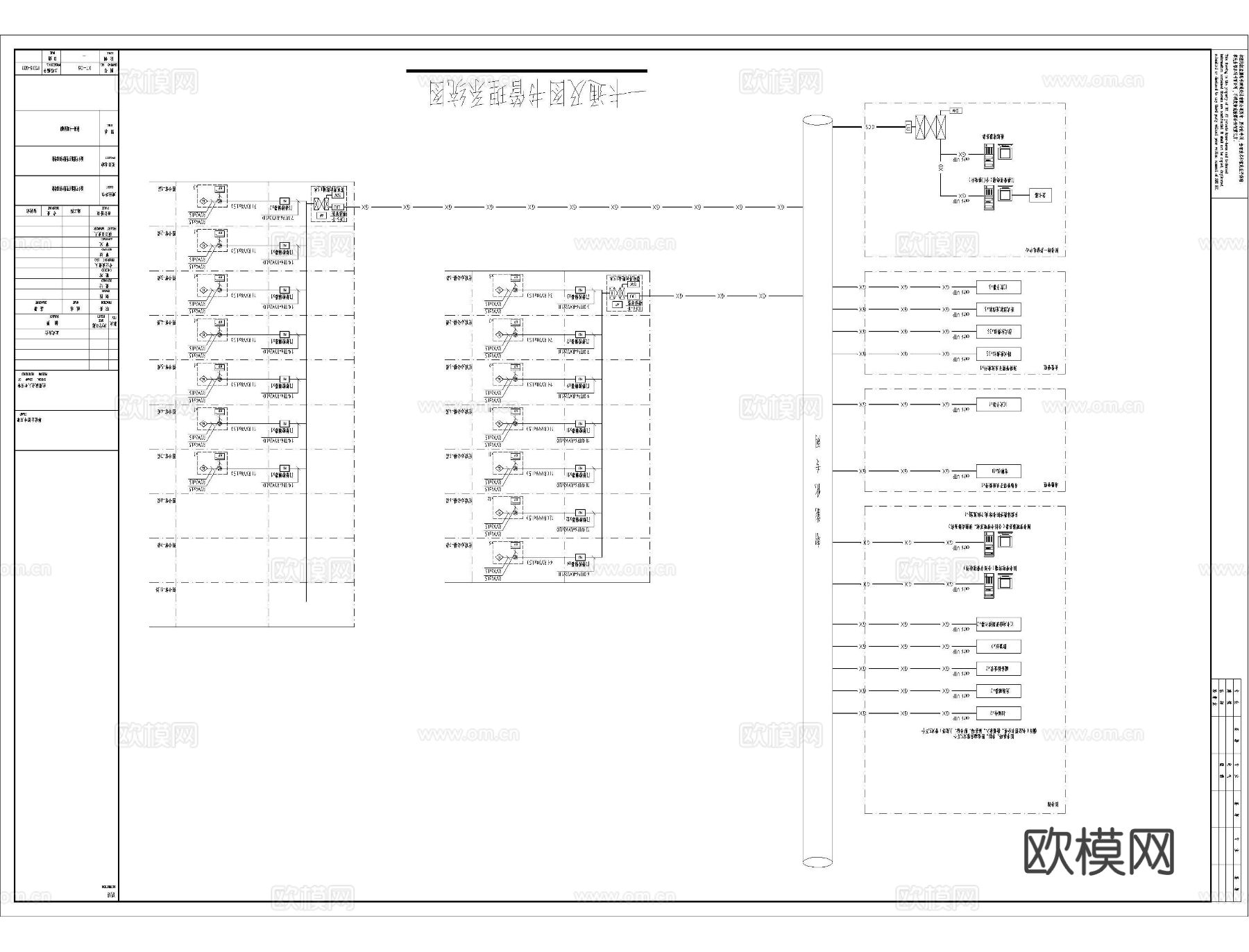 校园弱电系统图下载（渲染图2）