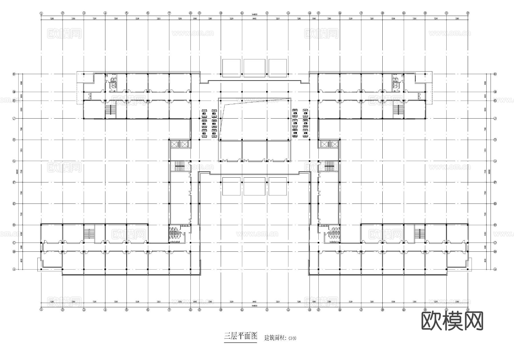 合肥包河行政中心文本cad施工图