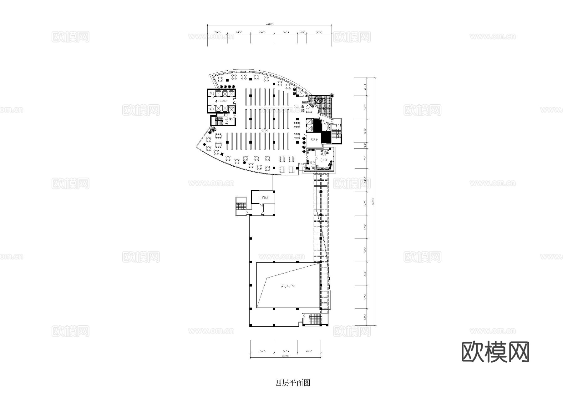 合肥电力公司电网生产调度楼cad施工图