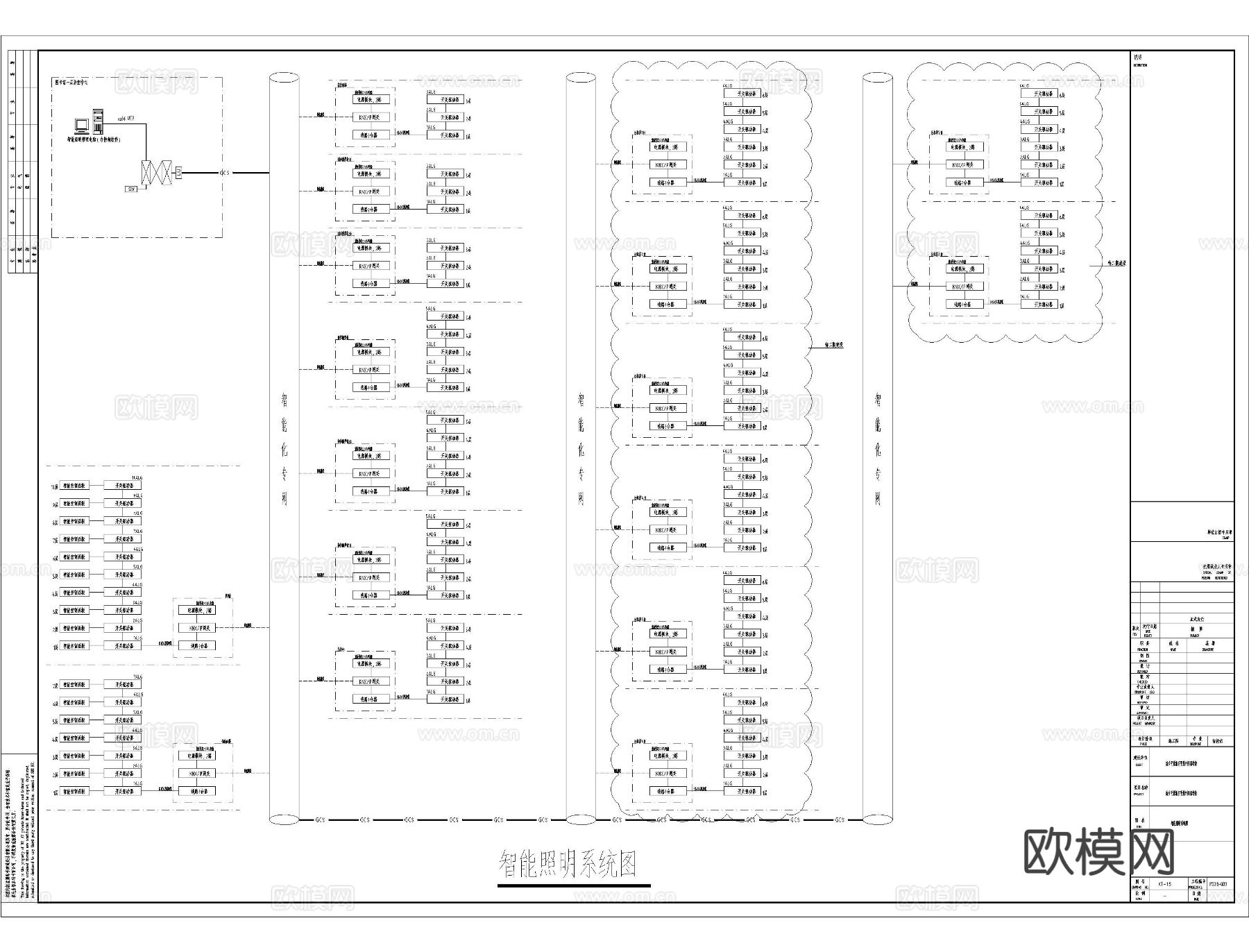 校园弱电系统图下载（渲染图7）