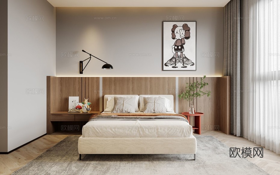 現(xiàn)代復(fù)式家居 loft 別墅裝修效果圖下載(渲染圖3)