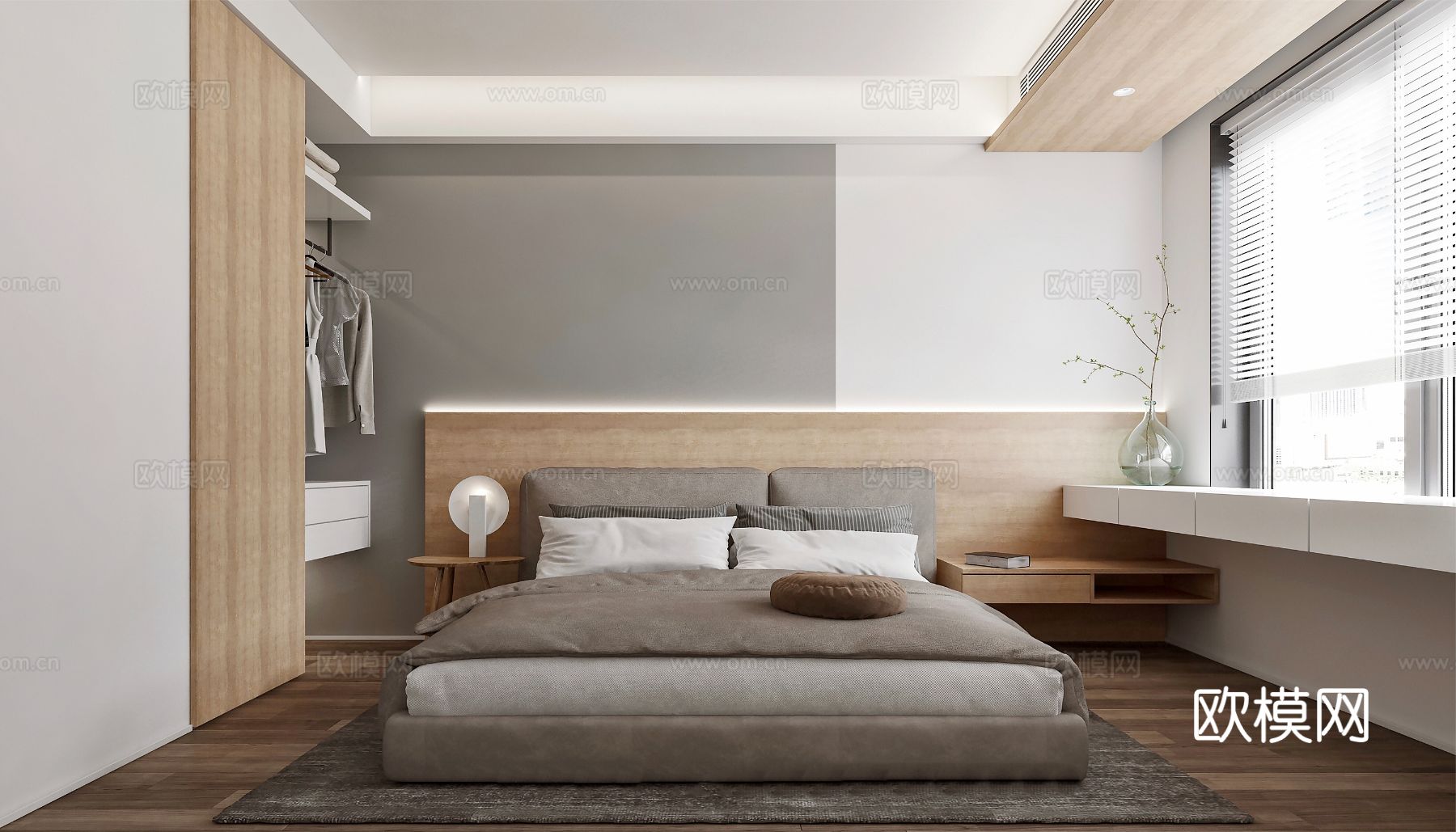 现代复式家居  loft 公寓装修效果图下载（渲染图10）