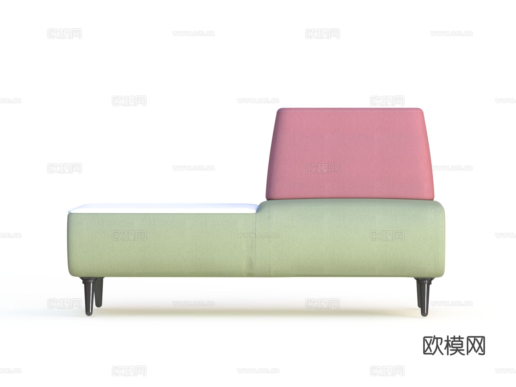 冠臣 单人沙发带茶几3d模型下载