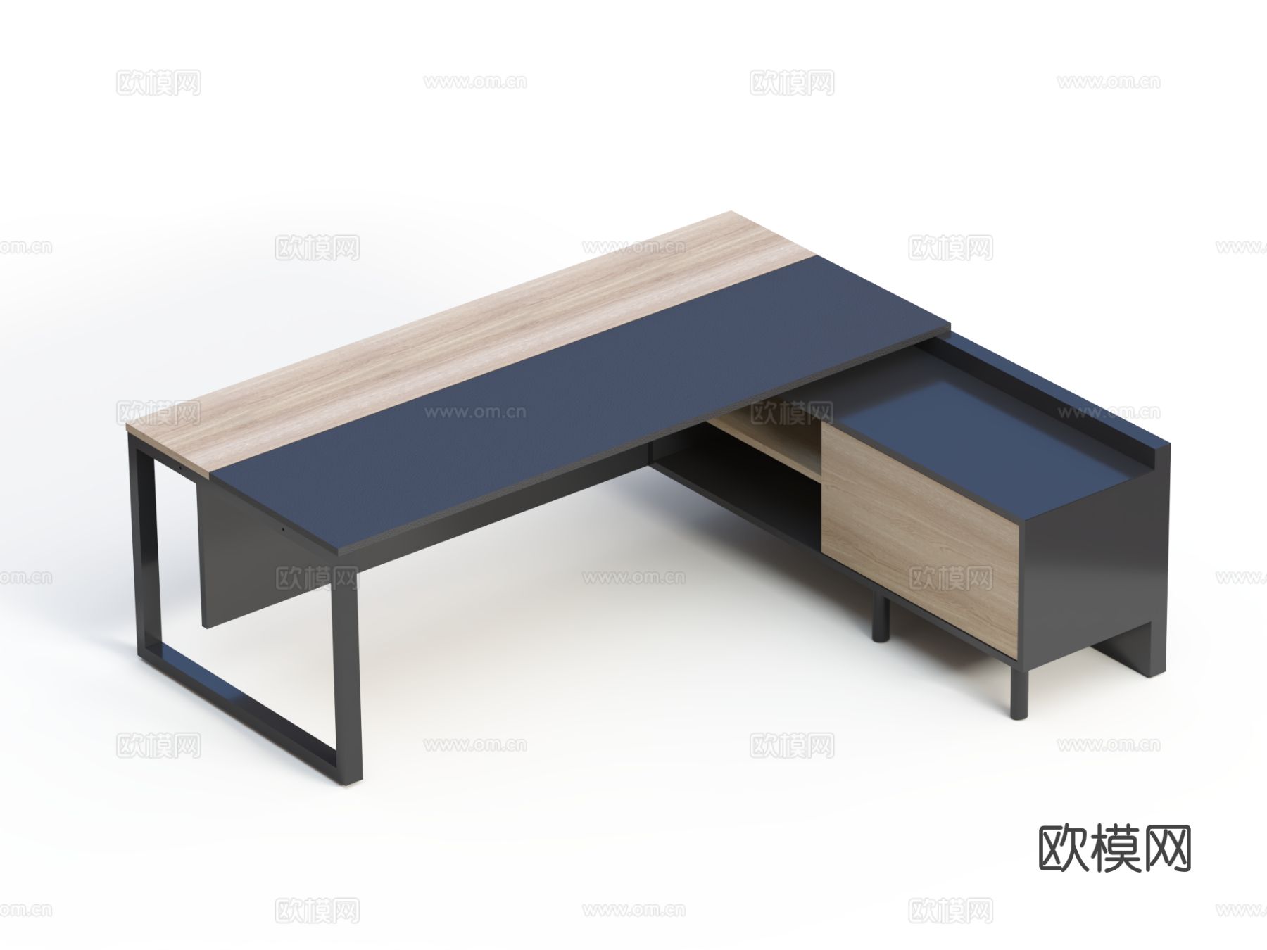 冠臣 GST主管桌3d模型