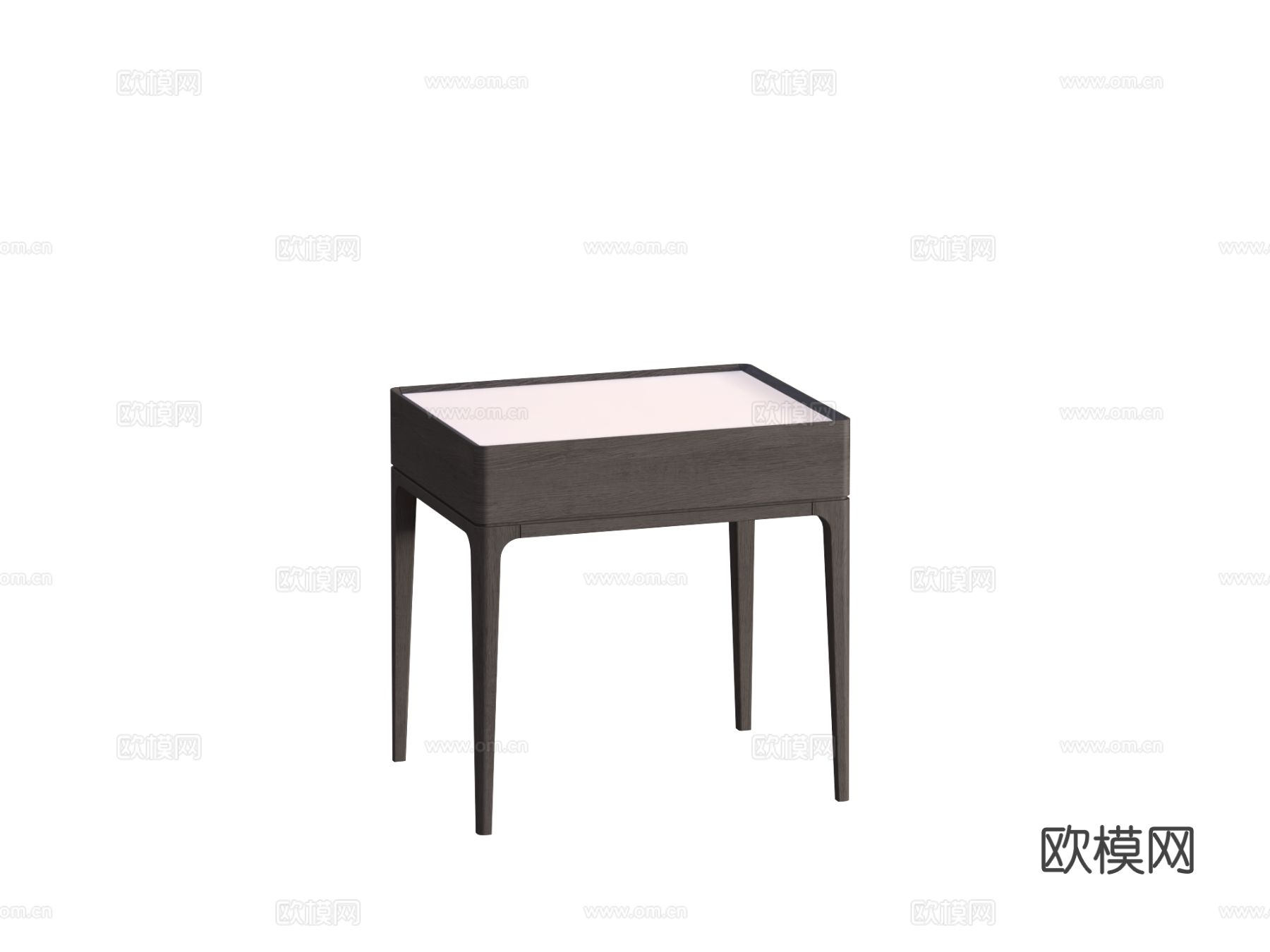 素庭 JS床头柜3d模型下载