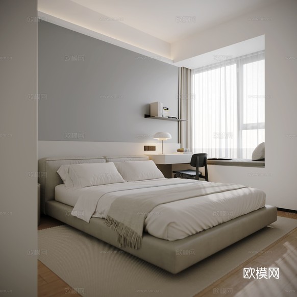 中古風(fēng)平層裝修效果圖下載(渲染圖11)