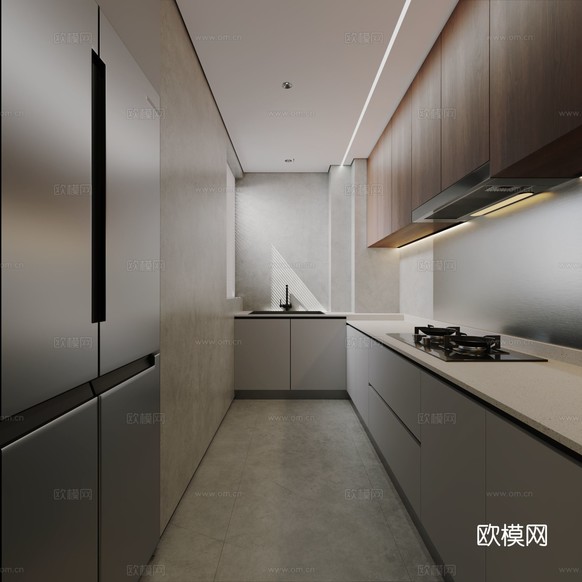 中古風(fēng)平層裝修效果圖下載(渲染圖8)