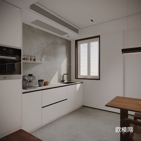 中古風(fēng)平層裝修效果圖下載(渲染圖7)