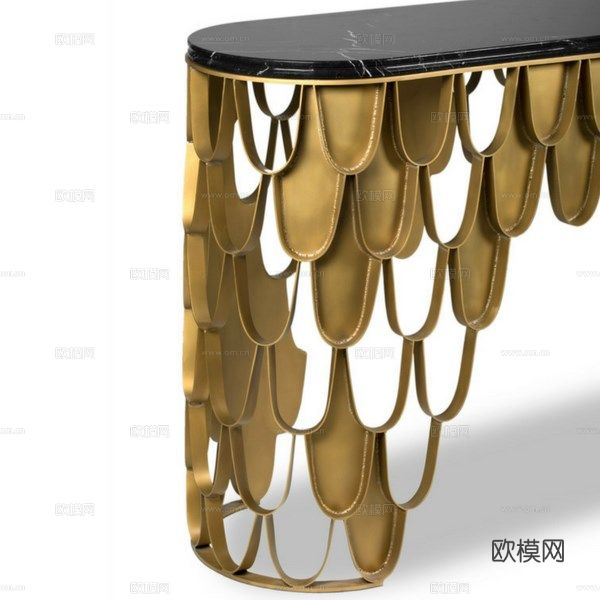 BRABBU koi玄关桌3d模型