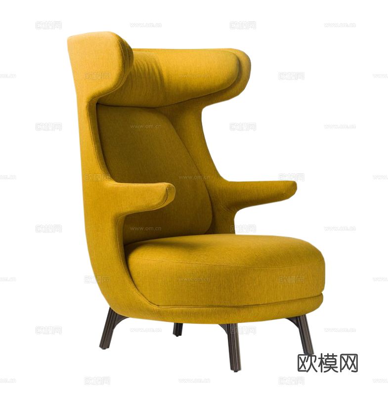 barcelona Dino休闲椅3d模型下载（渲染图2）