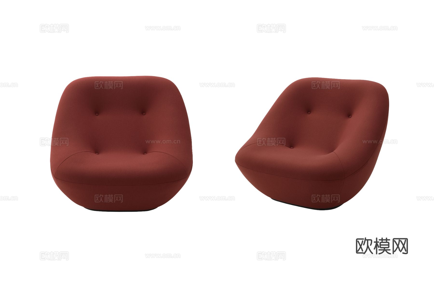 Ligne roset BONNIE单人沙发3d模型