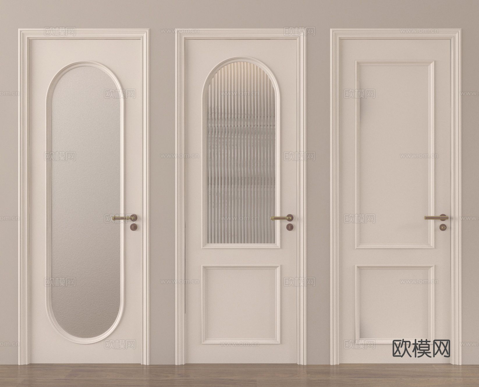 门 单开门 屋门 房门 厨卫门su模型