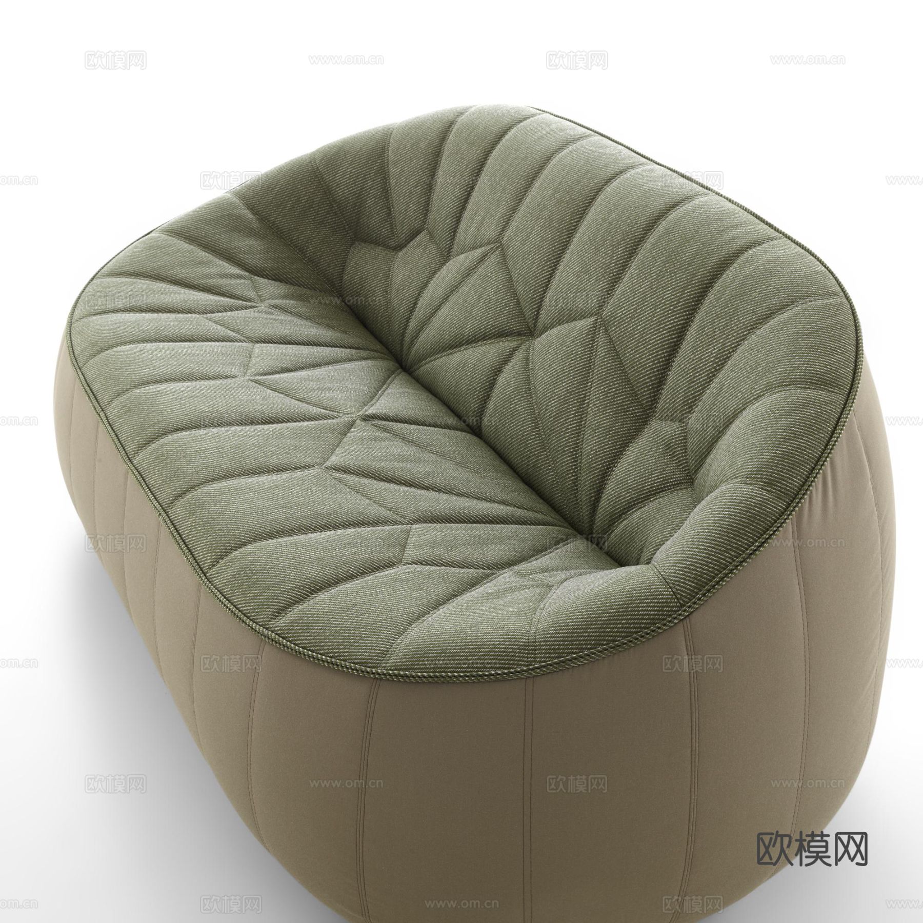 Ligne roset OTTOMAN双人沙发3d模型