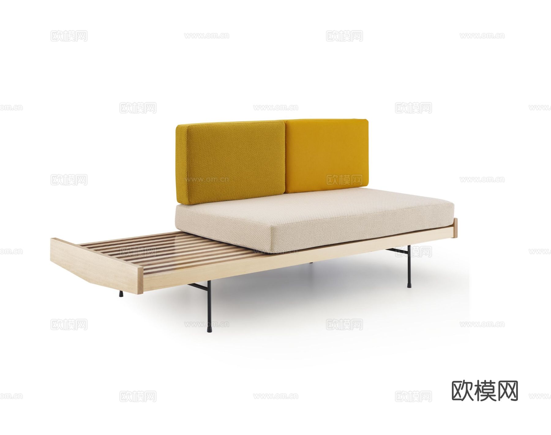 Ligne roset DAYBED长椅沙发3d模型