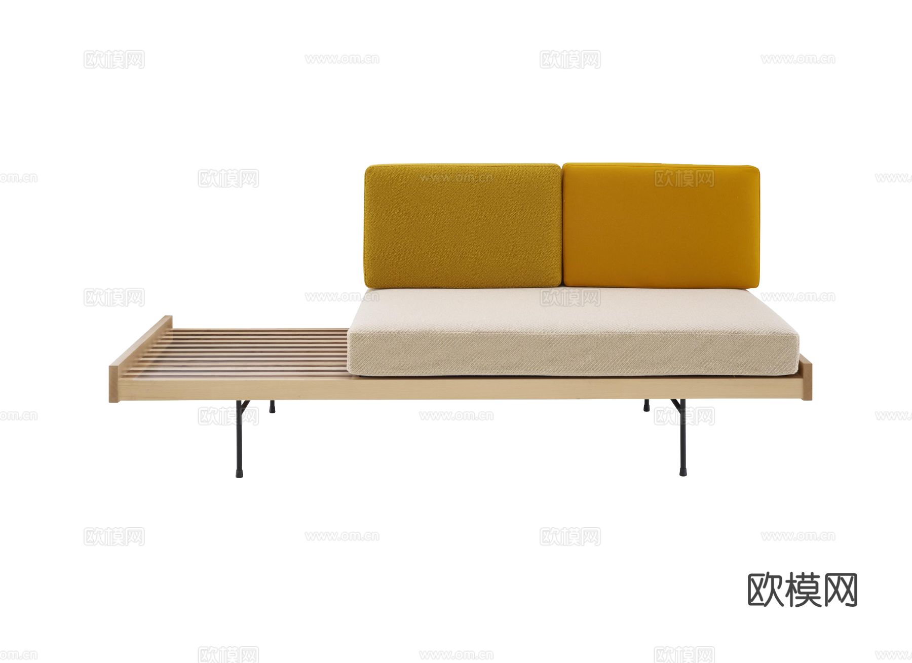 Ligne roset DAYBED长椅沙发3d模型