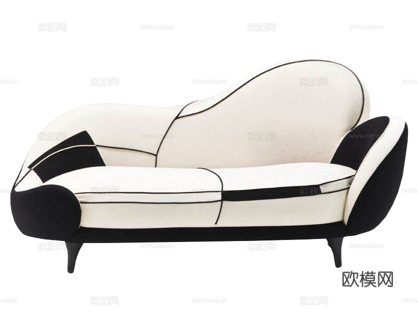 MOROSO Saula Marina休闲沙发3d模型